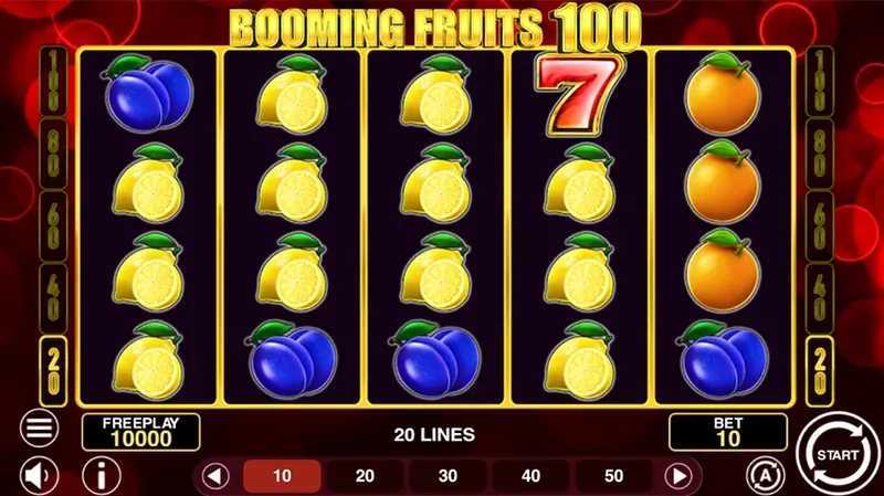 Booming Fruits 100