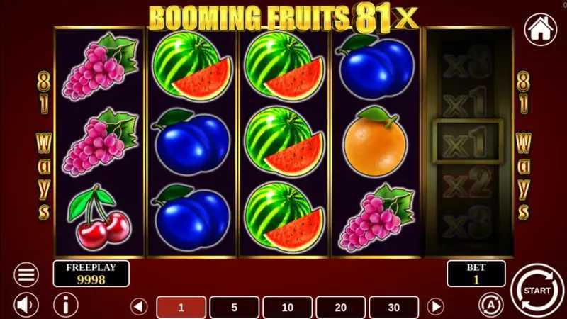 Booming Fruits 81x