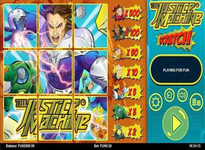 Justice Machine Scratch