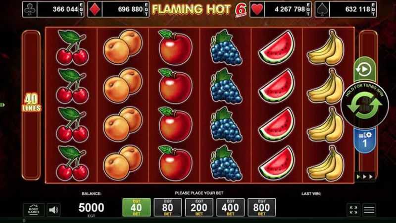 Burning Hot 6 Reels