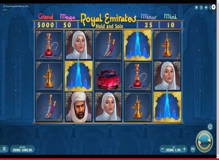 Royal Emirates Hold and Spin