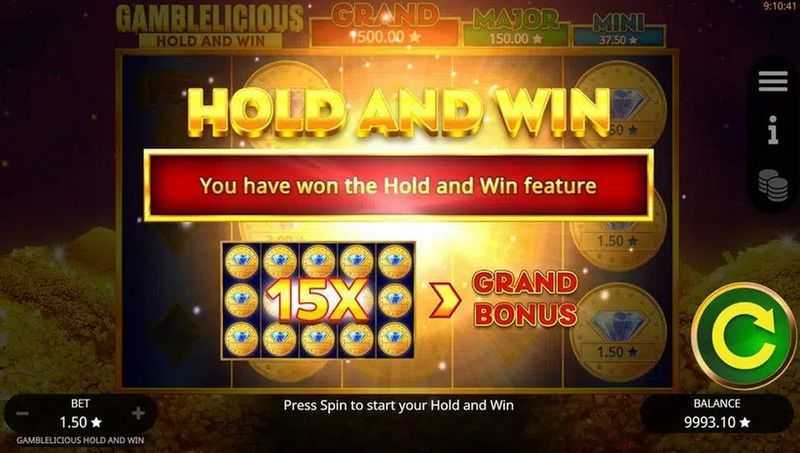 Gamblelicious Hold and Win