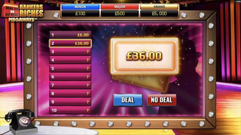 Deal Or No Deal Bankers Riches Megaways