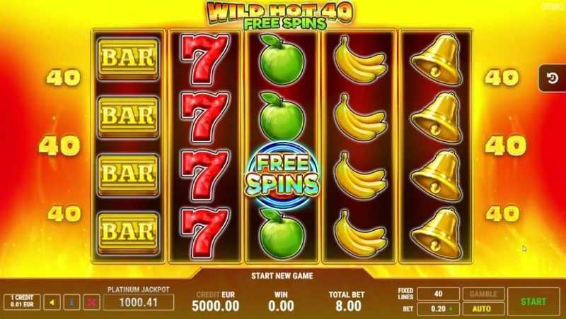 Wild Hot 40 Free Spins