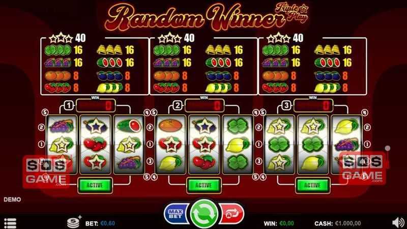Random Winner Triple Play Slot