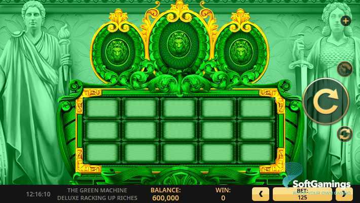 The Green Machine Deluxe Racking Up Riches