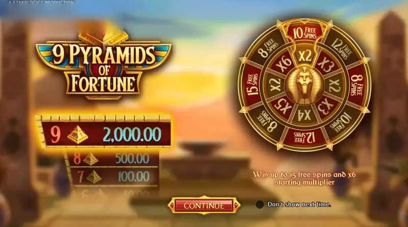 9 Pyramids of Fortune