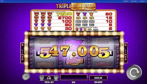 Triple Gold Bars