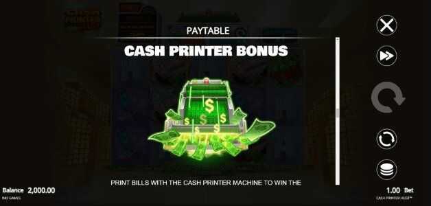 Cash Printer Heist