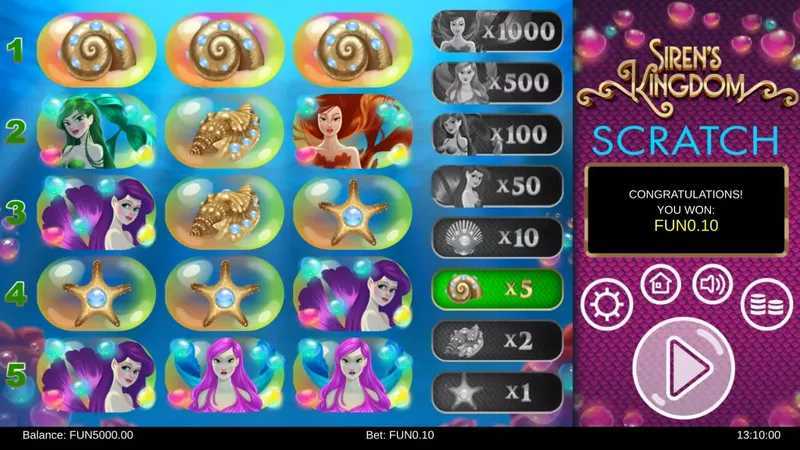 Sirens Kingdom Scratch