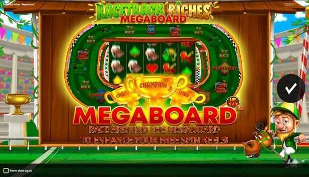 Racetrack Riches Megaboard