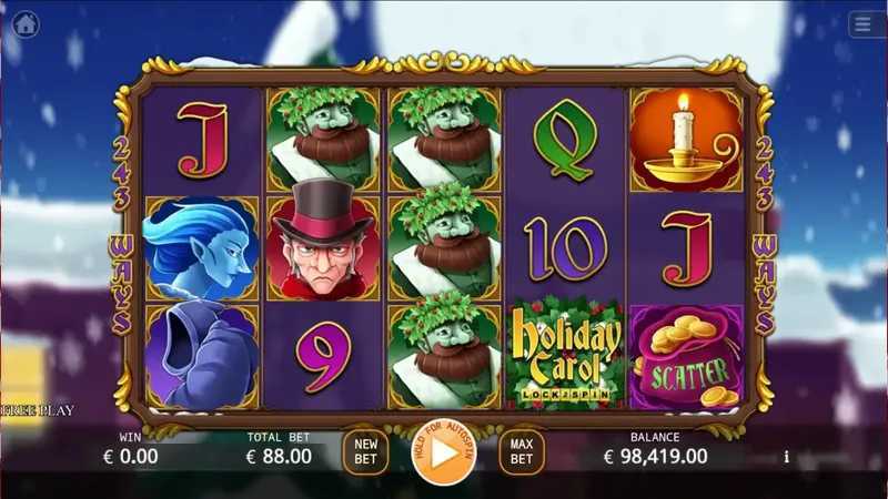 Holiday Carol Lock 2 Spin