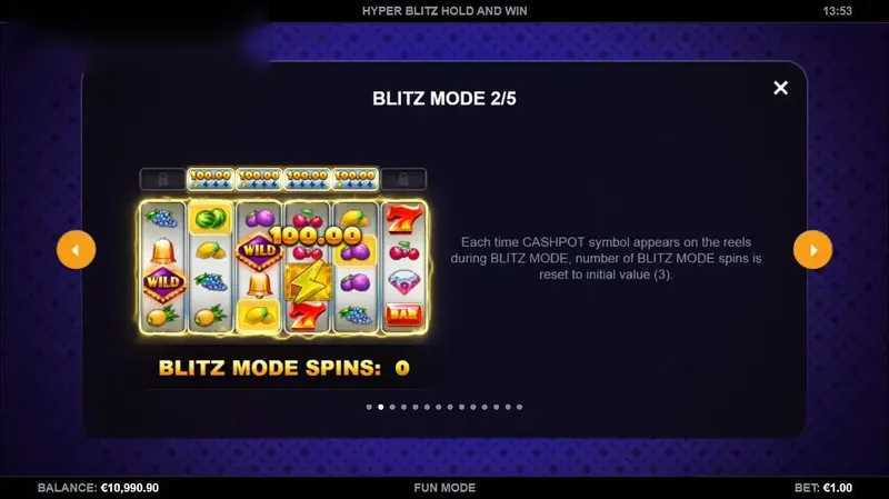 9 Blazing Cashpots 50k