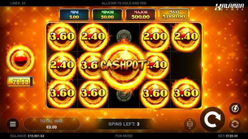 AllStar 7s Hold and Win