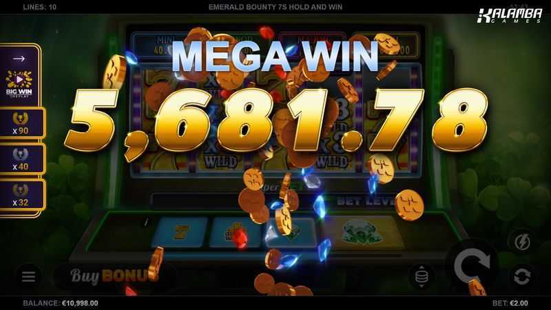 Emerald Bounty 7s Hold and Win