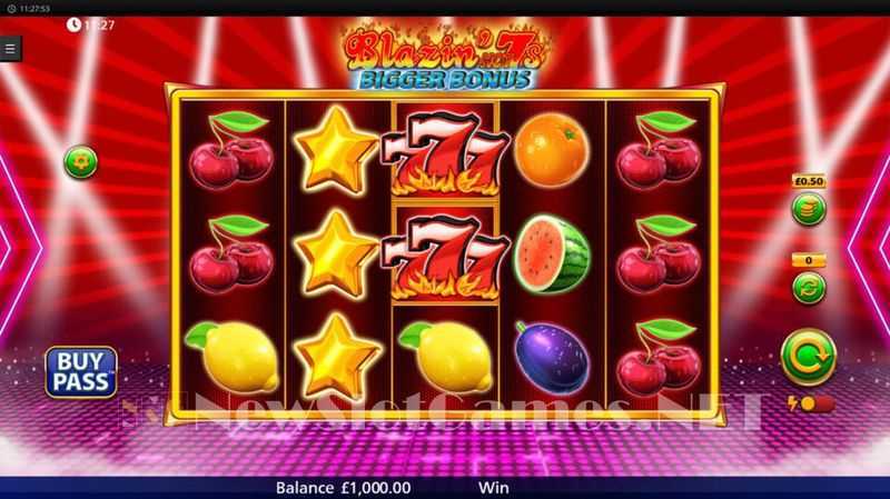 Blazin Hot 7s Big Bonus