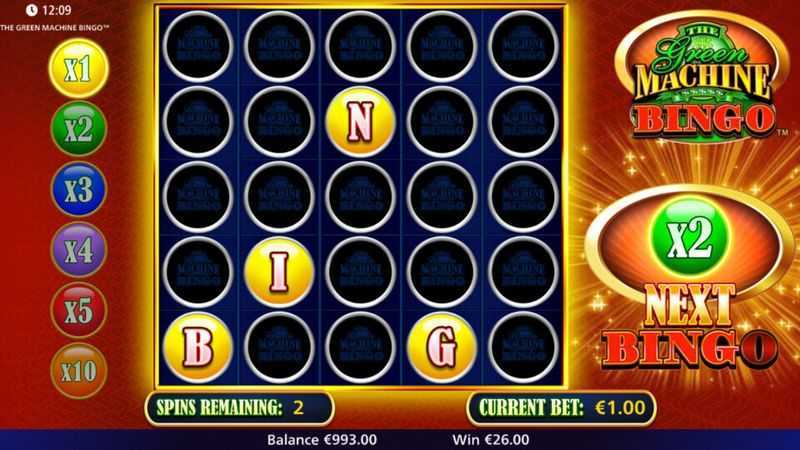 The Green Machine Bingo