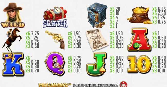 Ayla de Zwart Wilde Westen Mania Megaways