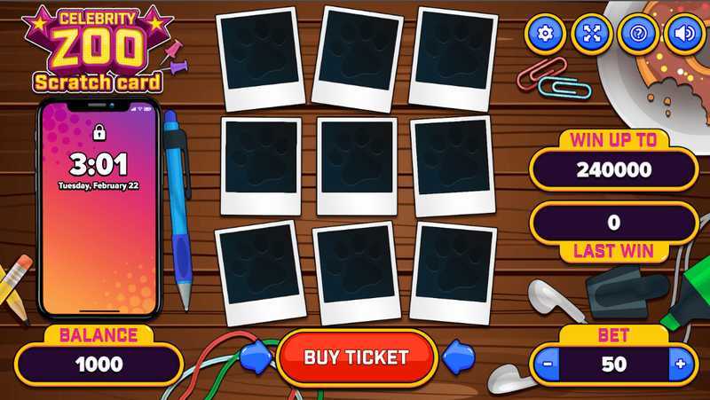 Space Hunters Halloween Scratch Card