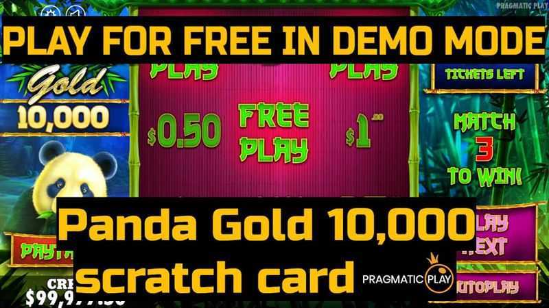 Panda Gold Scratchcard