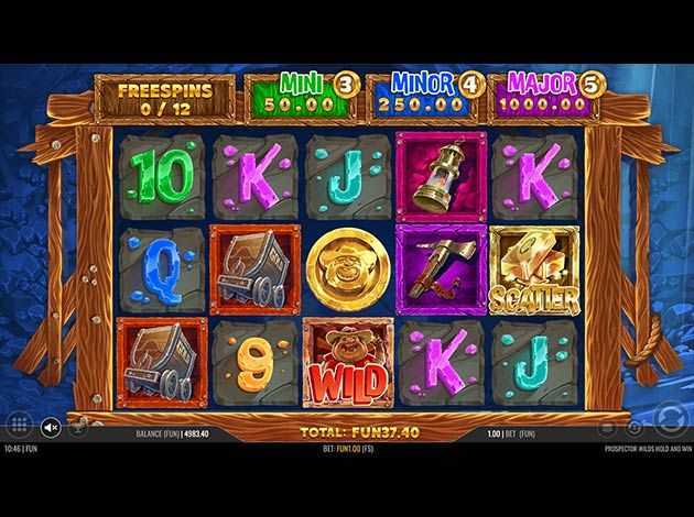 Prospector Wilds Hold and Win