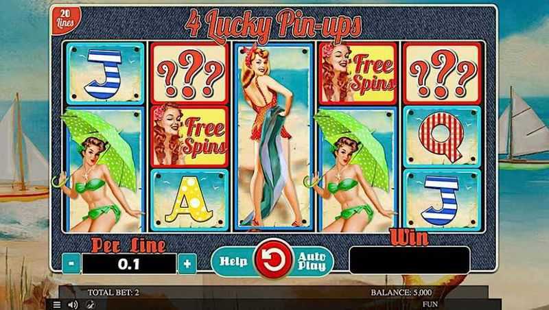 4 Lucky Pin-ups