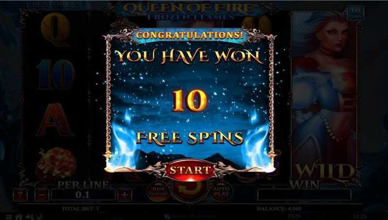 Queen of Ice Frozen Flames