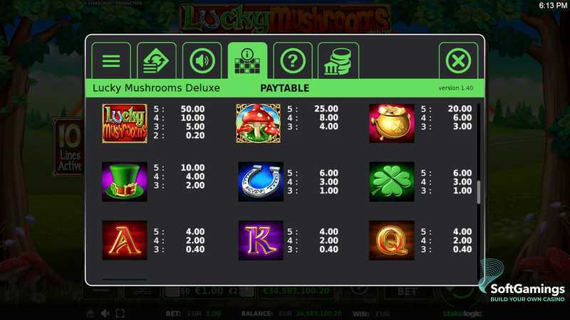 Lucky Mushrooms Deluxe